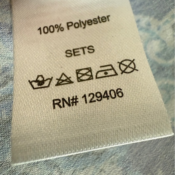 VENUS Blue and White Backless Halter Sundress Large - Picture 12 of 12